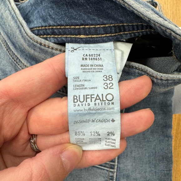 Men’s Buffalo Straight Stretch Jeans Fred X BNWT - Picture 4 of 5